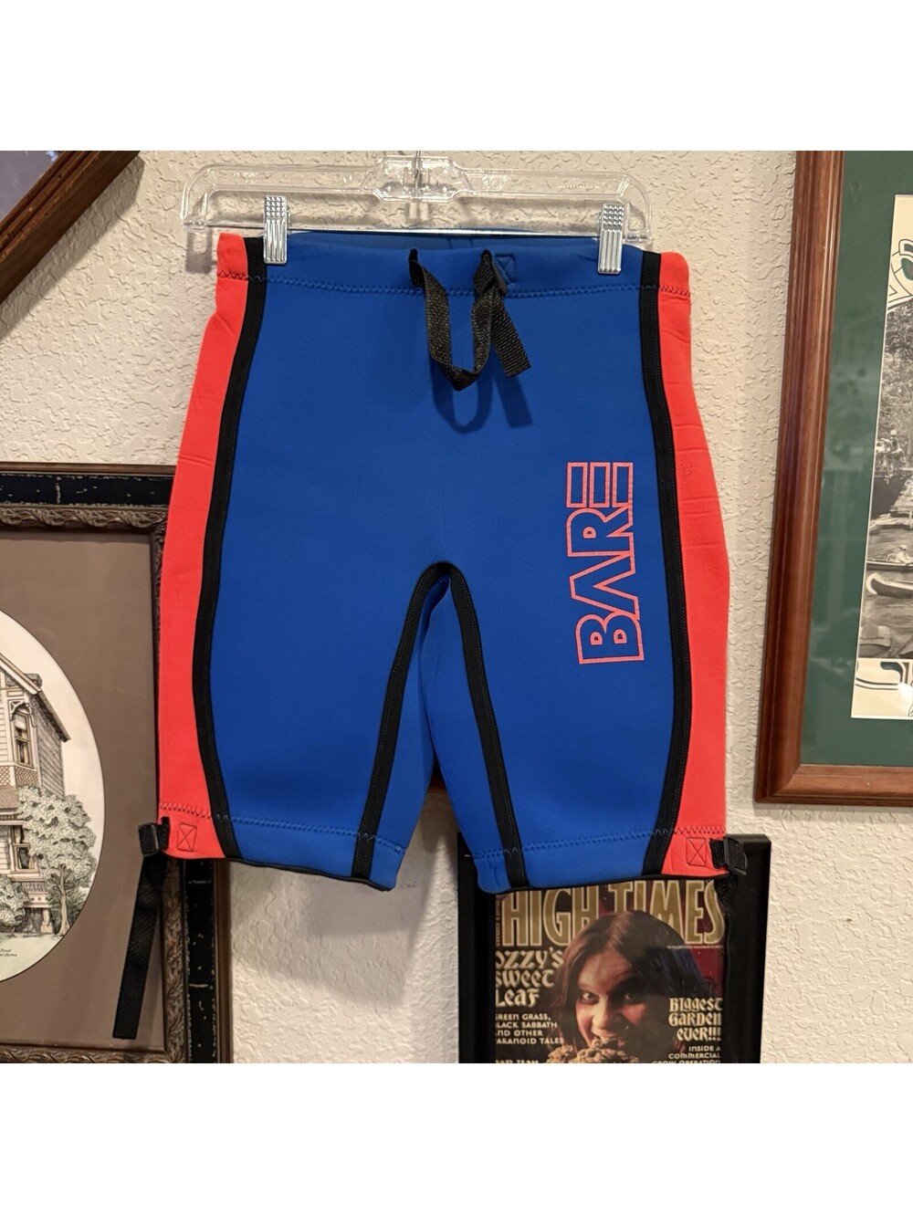 Vintage 80s/90s RARE Neoprene Bare Barefoot Waterski Shorts Size Womens Small